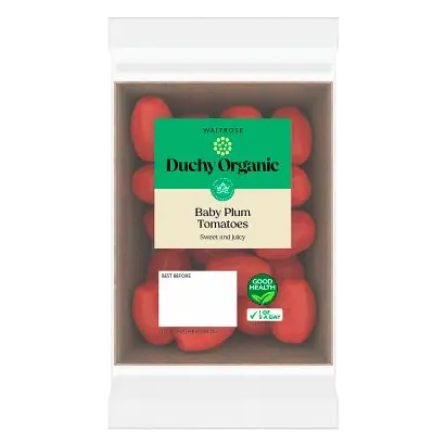 Duchy Organic Baby Plum Tomatoes