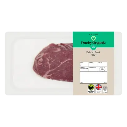 Duchy Organic British Beef Fillet Steak