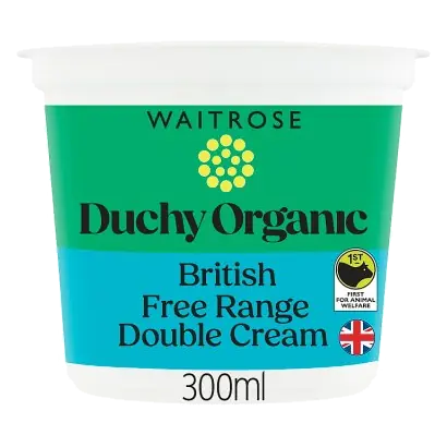 Duchy Organic British Free Range Double Cream