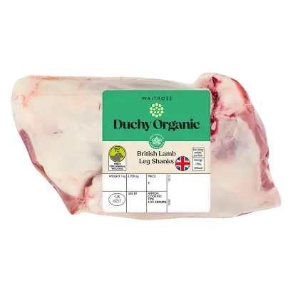Duchy Organic British Lamb Leg Shanks