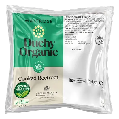 Duchy Organic Cooked Beetroot