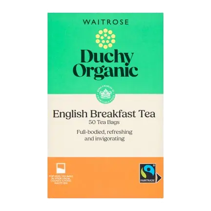 Duchy Organic English Breakfast Tea 50 Tea Bags