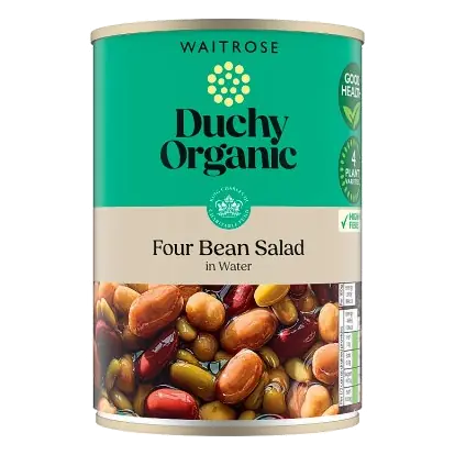 Duchy Organic Four Bean Salad in Water