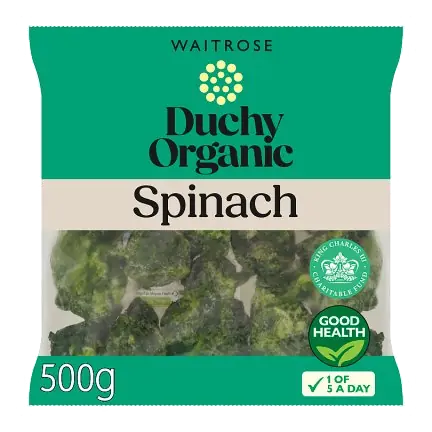 Duchy Organic Frozen Leaf Spinach
