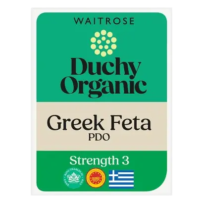 Duchy Organic Greek Feta Cheese Strength 3