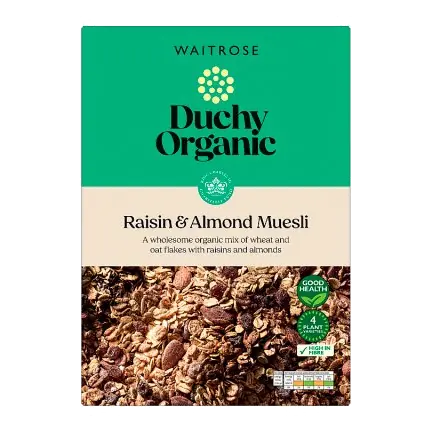Duchy Organic Muesli with Raisins & Almonds 750g