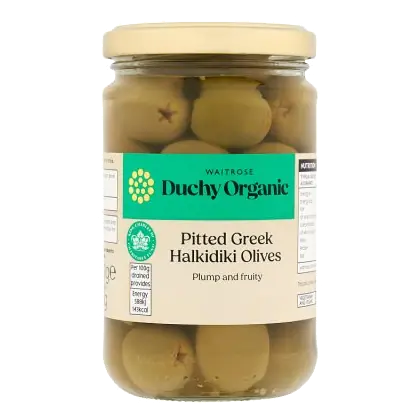 Duchy Organic Pitted Halkidiki Olives