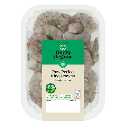 Duchy Organic Raw King Prawns