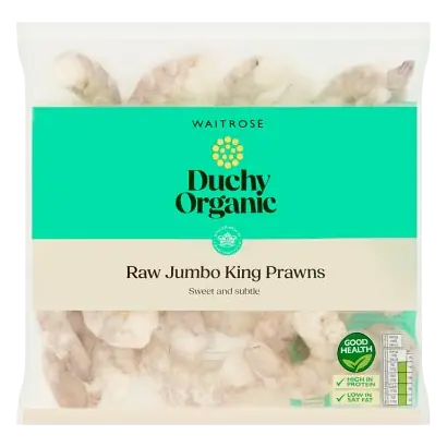 Duchy Organic Raw King Prawns