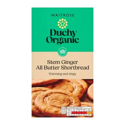 Duchy Organic Stem Ginger Shortbread
