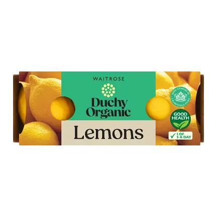 Duchy Organic Unwaxed Lemons