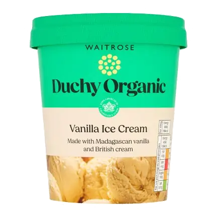 Duchy Organic Vanilla Ice Cream