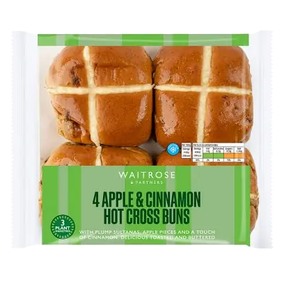 Easter 4 Apple and Cinnamon Hot Cross Buns