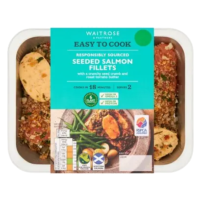 Easy To Cook Seeded Salmon Fillets