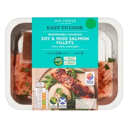 Easy to Cook Soy & Miso Salmon Fillets