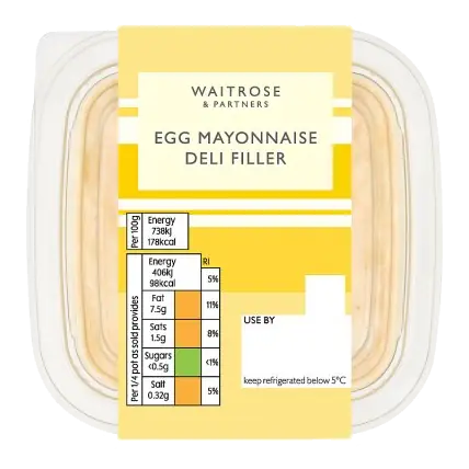 Egg Mayonnaise Deli Filler