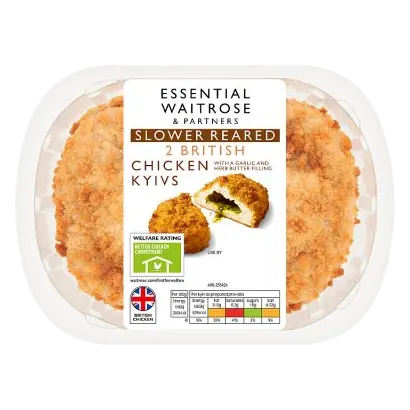 Essential 2 British Garlic And Herb Chicken Kyivs