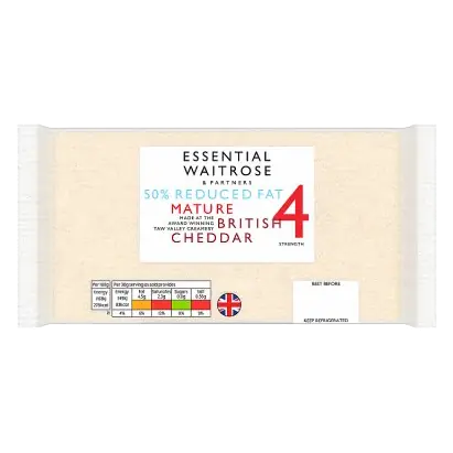 Essential 50% Reduced Fat Mature British Cheddar