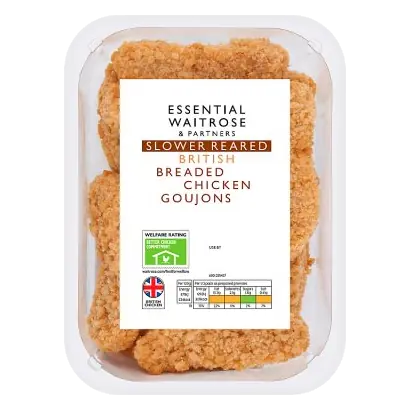 Essential British Breaded Chicken Goujons