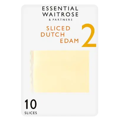 Essential Dutch Sliced Edam Cheese Strength 2