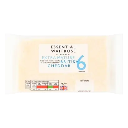 Essential Extra Mature Cheddar Cheese Strength 6 Large