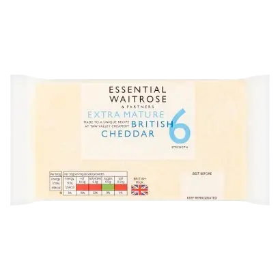 Essential Extra Mature Cheddar Cheese Strength 6
