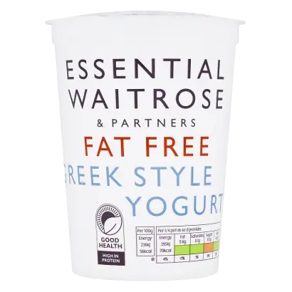 Essential Fat Free Natural Greek Style Yogurt