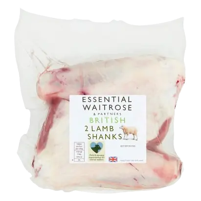 Essential Frozen British 2 Lamb Shanks