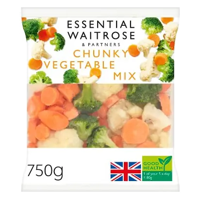 Essential Frozen British Chunky Vegetable Mix