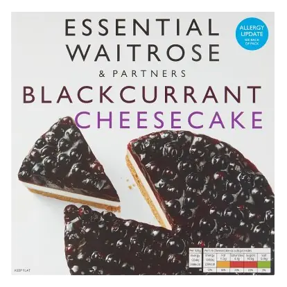Essential Frozen Cheesecake Blackcurrant