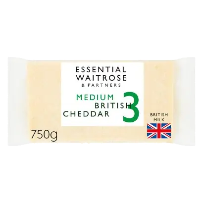 Essential Medium Cheddar Cheese Strength 3 Extra Large