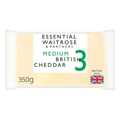 Essential Medium Cheddar Cheese Strength 3