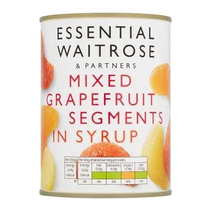 Essential Mixed Grapefruit Segments (in light syrup)