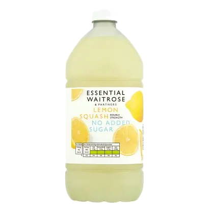 Essential No Added Sugar Lemon Squash