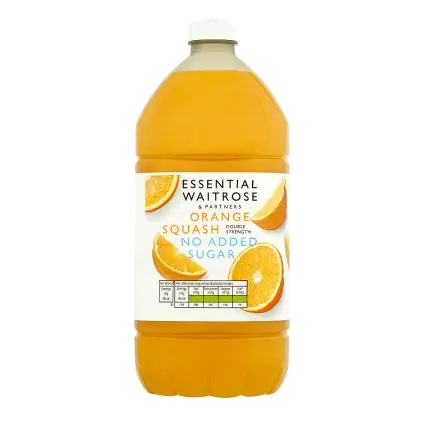 Essential No Added Sugar Orange Squash