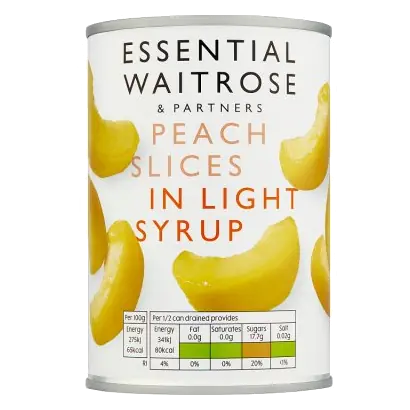 Essential Peach Slices in Light Syrup