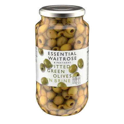Essential Pitted Green Olives