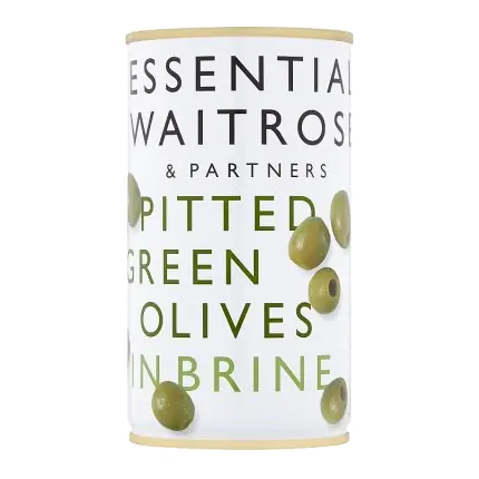 Essential Pitted Green Olives in Brine