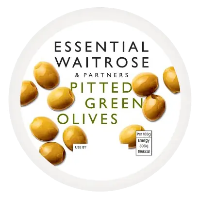 Essential Pitted Green Olives