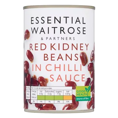Essential Red Kidney Beans in Chilli Sauce