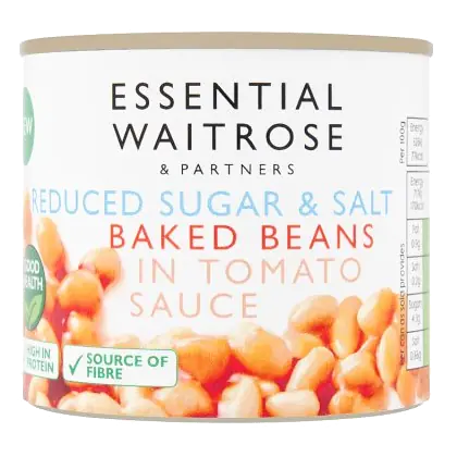 Essential Reduced Salt & Sugar Baked Beans in Tomato Sauce