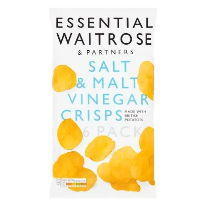 Essential Salt & Malt Vinegar Multipack Crisps
