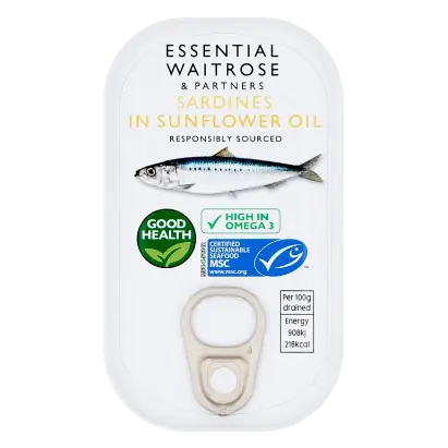 Essential Sardines in Sunflower Oil