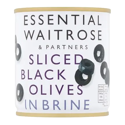Essential Sliced Black Olives in Brine