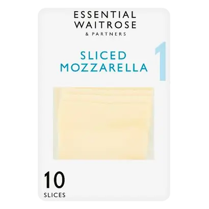 Essential Sliced Mozzarella Cheese Strength 1
