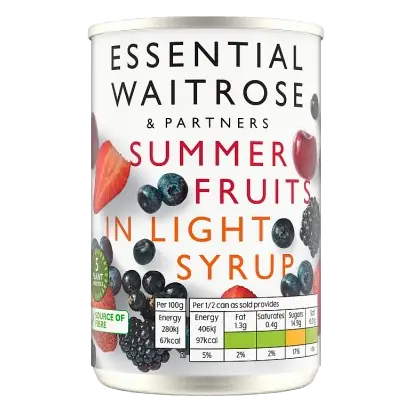 Essential Summer Fruits in Syrup
