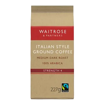 Fairtrade Italian Style Ground Coffee