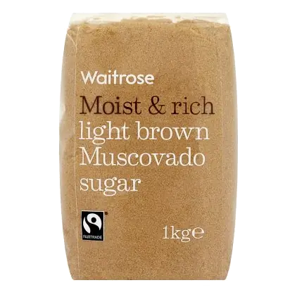 Fairtrade Light Brown Muscovado Sugar