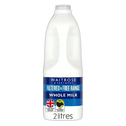 Filtered British Free Range Whole Milk
