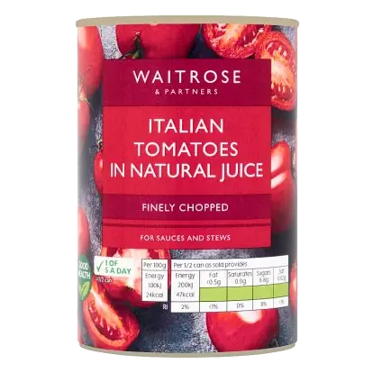 Finely Chopped Italian Tomatoes